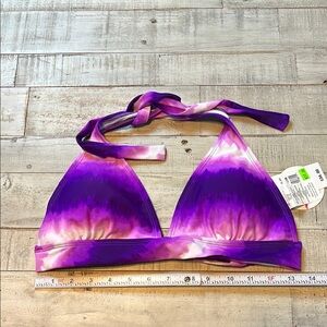 Island Soul Purple Bikini Top Swimsuit Large Beach Swimming Sun Summer Boat Pool